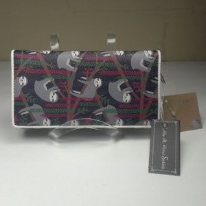 FUEGO Ashley M. Happy Sloth Zip Around Wallet